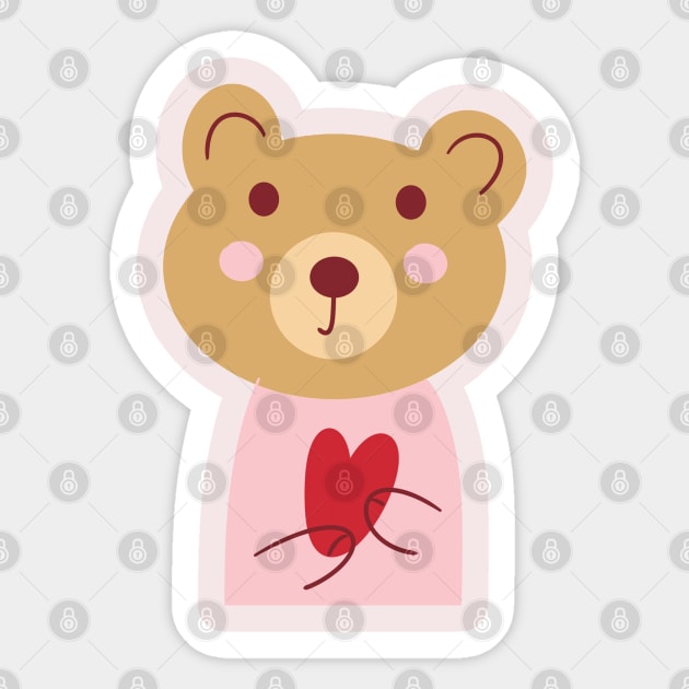 Girl Bear Sticker by KathyO